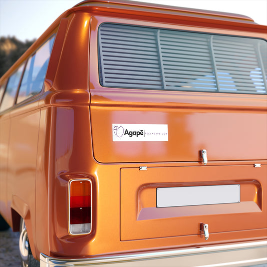Christian Bumper Sticker – Agapē Wordmark | Feel Agapē
