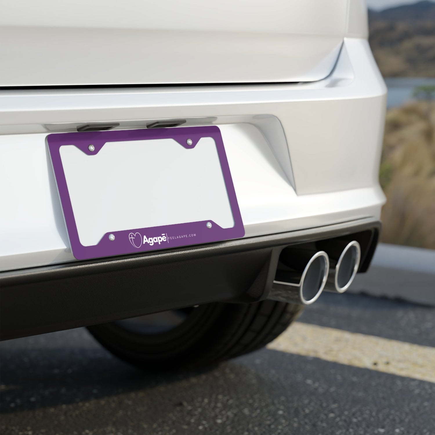Drive Agapē License Plate Frame Collection