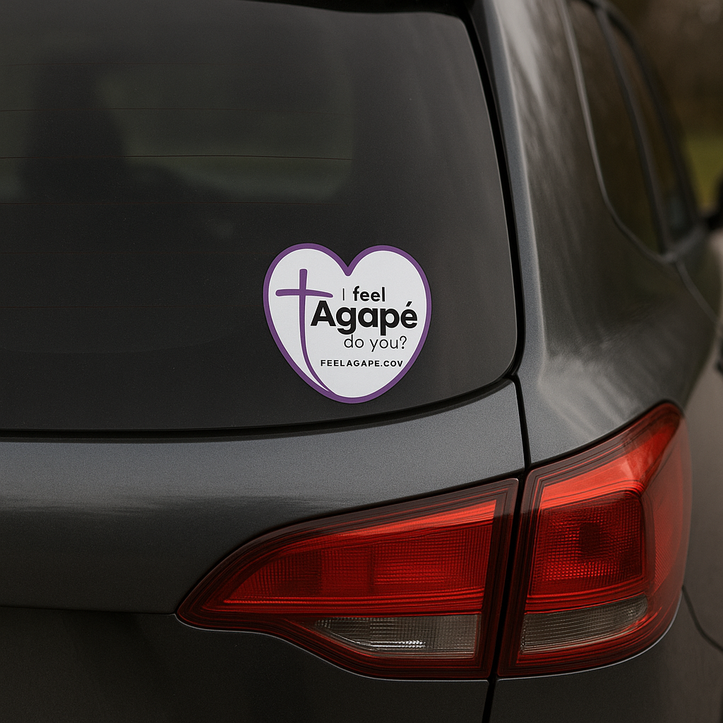 Drive Agapē Car Window Decal Collection