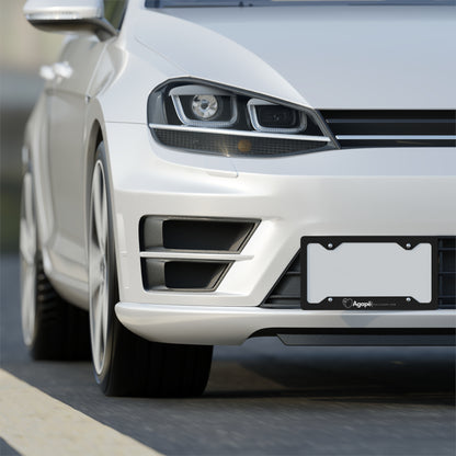 Agapē License Plate Frame – Metal Glossy | Feel Agapē