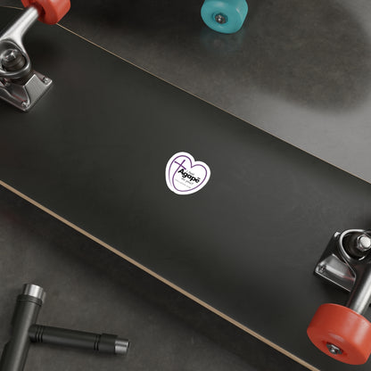 Christian Die-Cut Sticker – Agapē Heart | Feel Agapē