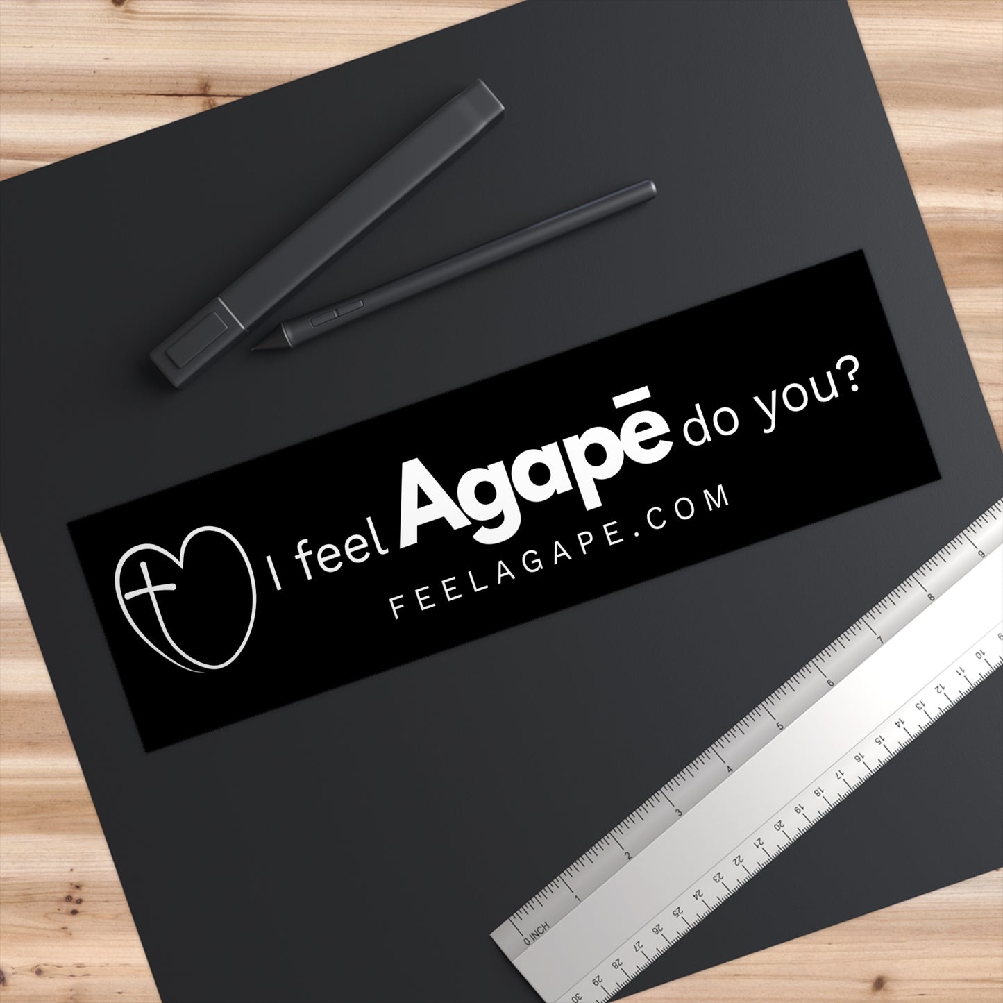 Christian Bumper Sticker – I Feel Agapē | Feel Agapē