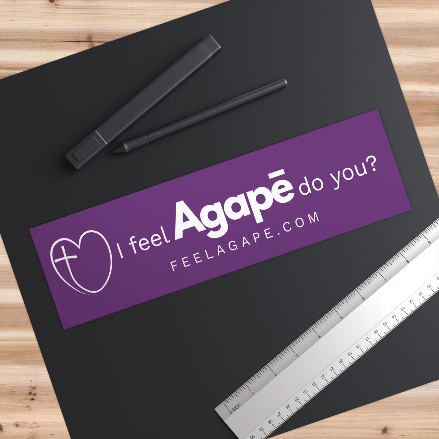 Christian Bumper Sticker – I Feel Agapē | Feel Agapē
