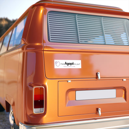 Christian Bumper Sticker – I Feel Agapē | Feel Agapē