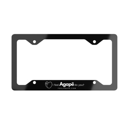Christian License Plate Frame – I Feel Agapē | Feel Agapē