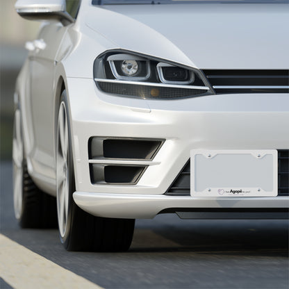 Christian License Plate Frame – I Feel Agapē | Feel Agapē