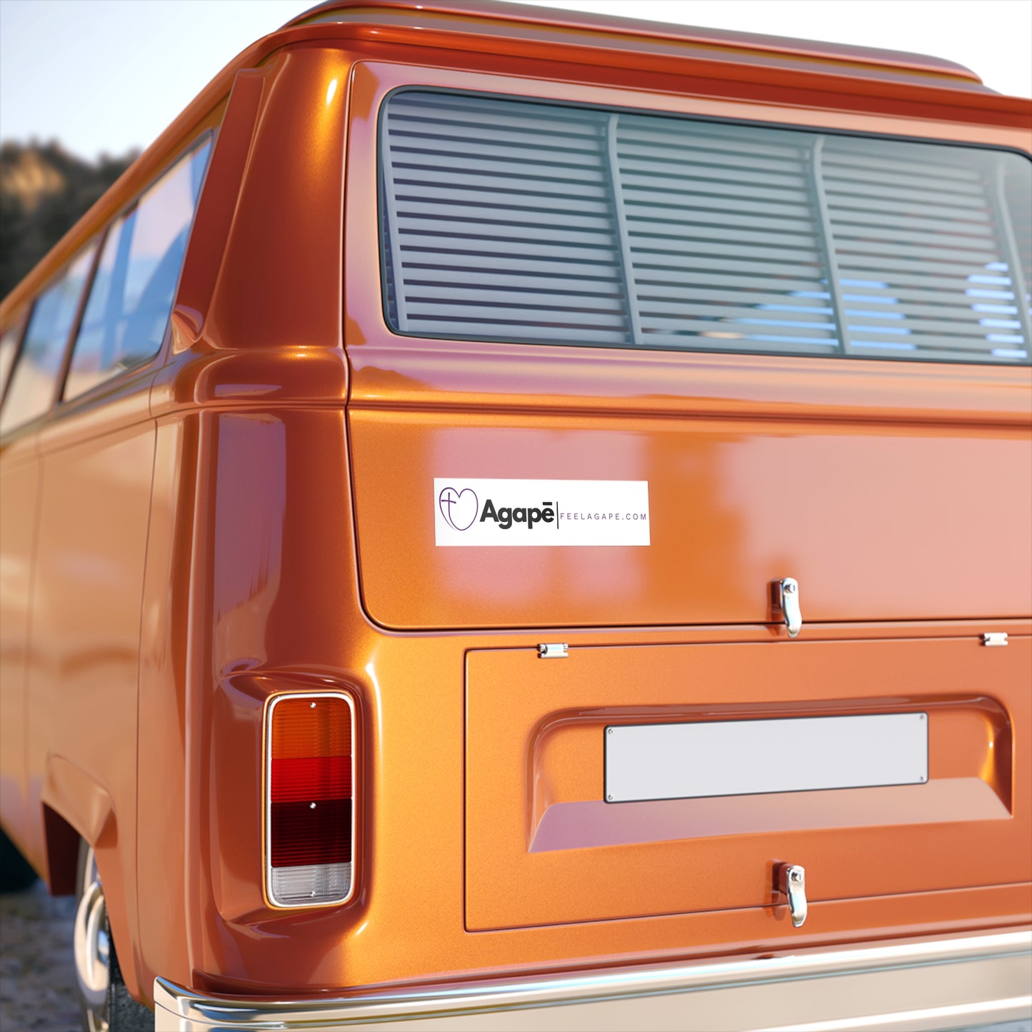 Christian Bumper Sticker – Agapē Wordmark | Feel Agapē