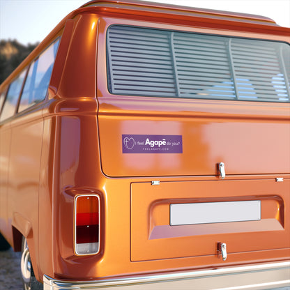 Christian Bumper Sticker – I Feel Agapē | Feel Agapē